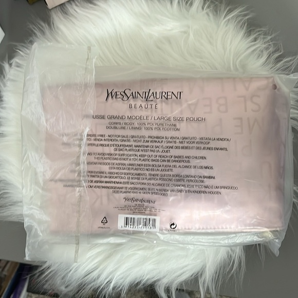 YSL Metallic Pink Cosmetic Bag - Picture 8 of 8